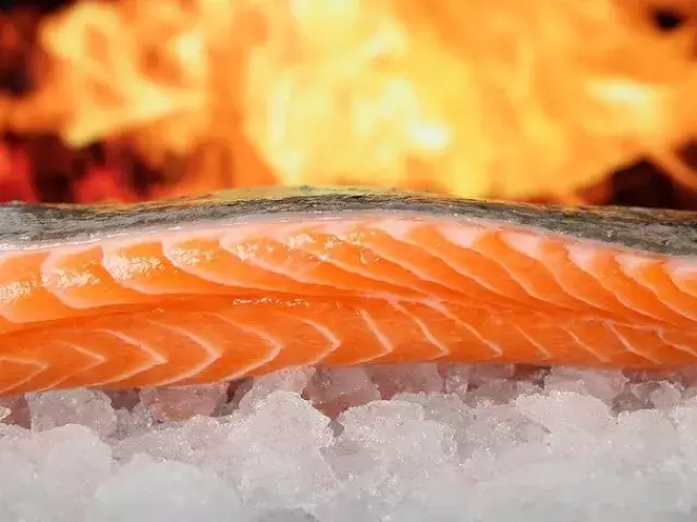 salmon en barbacoa