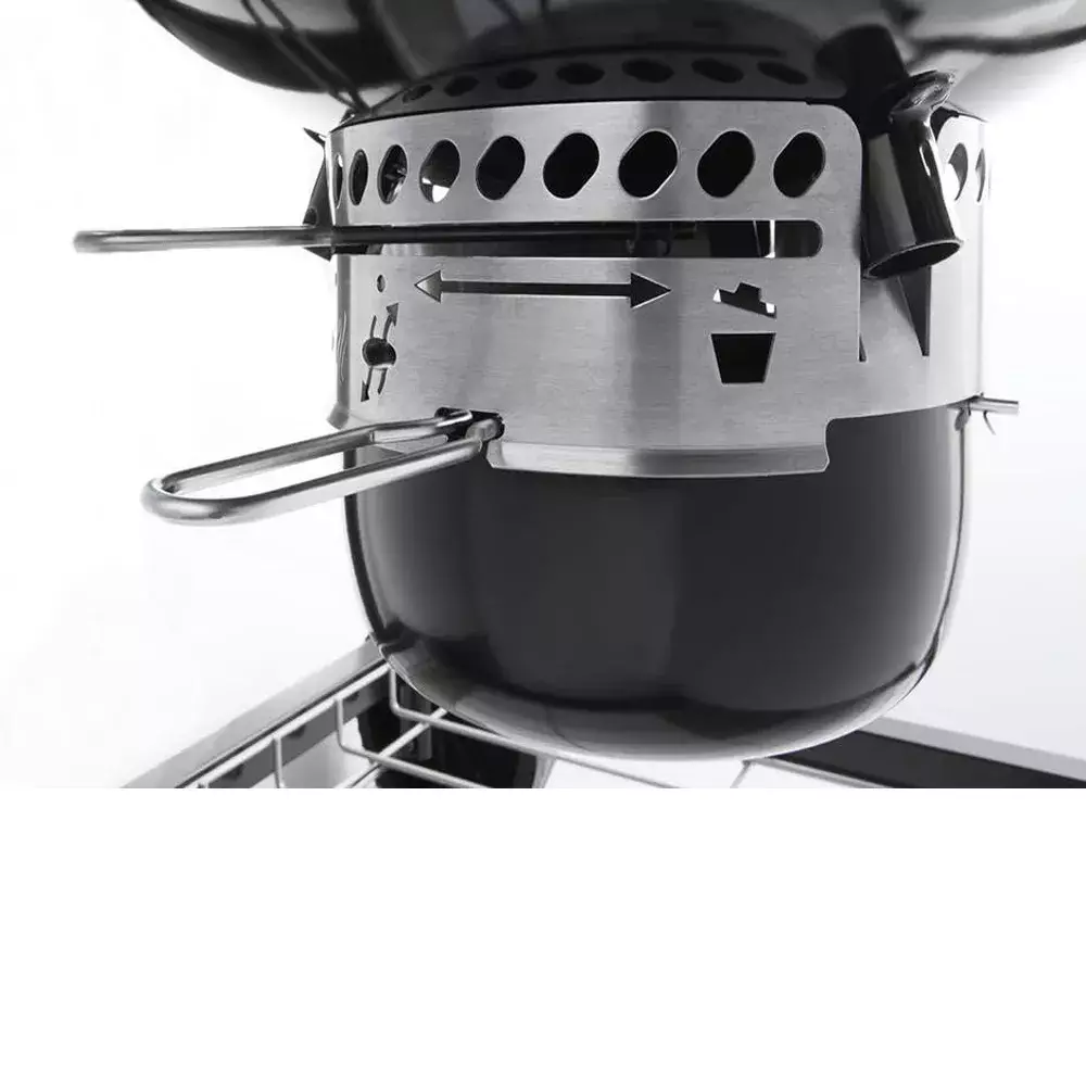 cenicero Barbacoa de carbón Weber Summit Charcoal Grilling Center Black