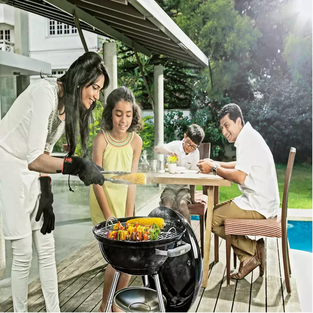 barbacoa weber carbon original kettle 47 cm negra