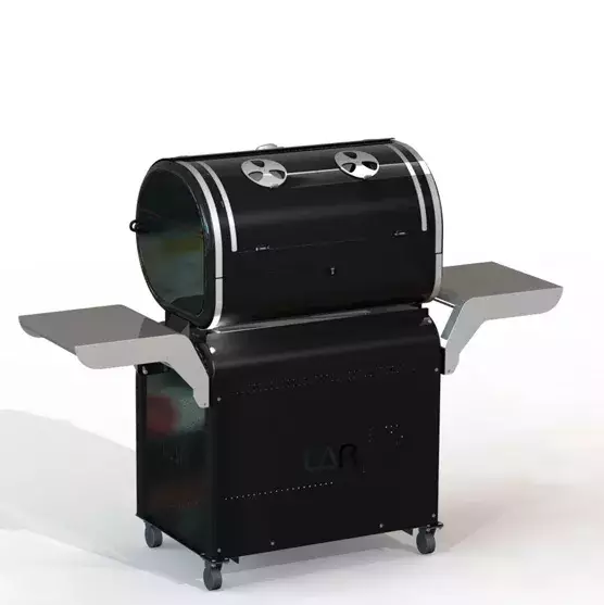 Barbacoa de carbon LAR parte de atrás